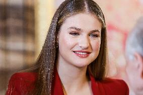 Spanish Royal Family At Golden Fleece Award Ceremony - Madrid