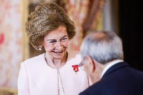 Spanish Royal Family At Golden Fleece Award Ceremony - Madrid