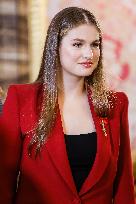 Spanish Royal Family At Golden Fleece Award Ceremony - Madrid