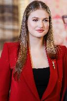 Spanish Royal Family At Golden Fleece Award Ceremony - Madrid