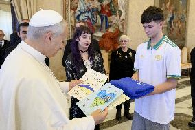 Pope Leo XIV Receives Ukrainian Children Who Returned From Russia - Vatican