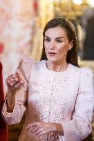 Spanish Royal Family At Golden Fleece Award Ceremony - Madrid