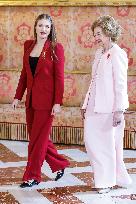 Spanish Royal Family At Golden Fleece Award Ceremony - Madrid