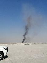 Indian Fighter Jet Crashes at Dubai Airshow