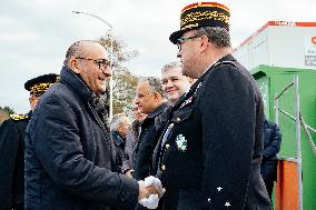 Minister Laurent Nunez Visits Future Gendarmerie Brigade - Balma