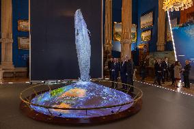 NO TABLOIDS - Prince Albert and Portuguese President at Oceanographic Museum - Monaco