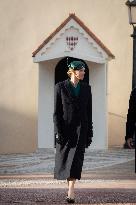 NO TABLOIDS - Prince Albert and Princess Charlene with Portuguese President At Saint-Martin Garden - Monaco