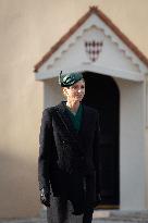 NO TABLOIDS - Prince Albert and Princess Charlene with Portuguese President At Saint-Martin Garden - Monaco