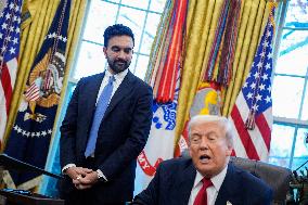 US President Donald Trump Meets NYC Mayor Elect Zohran Mamdani - Washington