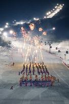 Skiing In Peking Opera Costumes - Jilin