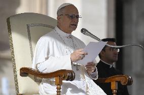 Pope Leo XIV At Audience of Jubilee of Choirs and Choral Society - Vatican
