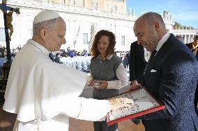 Pope Leo XIV At Audience of Jubilee of Choirs and Choral Society - Vatican