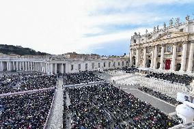 Pope Leo XIV At Audience of Jubilee of Choirs and Choral Society - Vatican