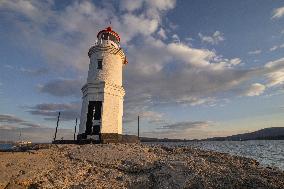Tokarevsky Lighthouse Illustrations - Russia