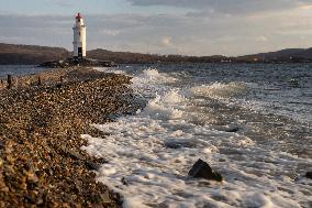 Tokarevsky Lighthouse Illustrations - Russia