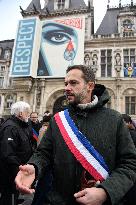 Tribute to Mehdi Kessaci - Paris