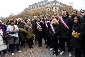 Tribute to Mehdi Kessaci - Paris