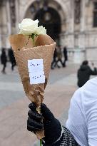 Tribute to Mehdi Kessaci - Paris