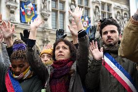 Tribute to Mehdi Kessaci - Paris