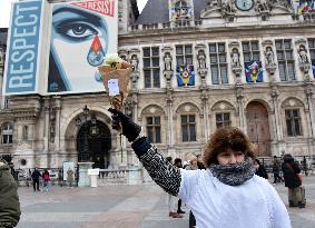 Tribute to Mehdi Kessaci - Paris