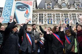 Tribute to Mehdi Kessaci - Paris