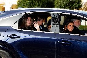 Spanish Royals Reunion at El Pardo Palace - Madrid