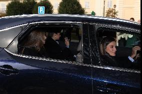 Spanish Royals Reunion at El Pardo Palace - Madrid