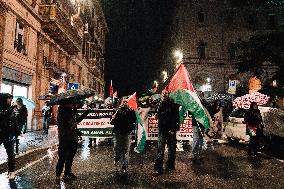 March Against Multinationals And Companies Present At EUROCHOCOLAT - Italy