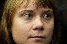 Greta Thunberg Attends Palestine Meeting At University Despite Ban - Italy