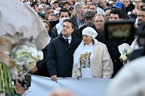 Tribute to Mehdi Kessaci - Marseille