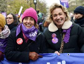 Demonstration On International Day for the Elimination of Violence Against Women - Paris