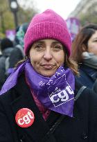 Demonstration On International Day for the Elimination of Violence Against Women - Paris