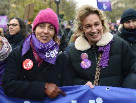 Demonstration On International Day for the Elimination of Violence Against Women - Paris
