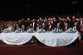 Al-Sharaa At Syria’s Reconstruction Fundraising Event - Hama