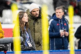 Elsa Bois and Florent Manaudou At France v Australia Match - Paris