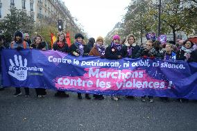 March Against Violence Against Women - Paris