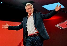 Fabien Roussel At PCF Meeting - Marseille