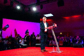 Fabien Roussel At PCF Meeting - Marseille