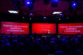 Fabien Roussel At PCF Meeting - Marseille