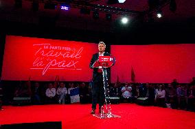 Fabien Roussel At PCF Meeting - Marseille