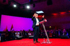 Fabien Roussel At PCF Meeting - Marseille