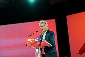 Fabien Roussel At PCF Meeting - Marseille