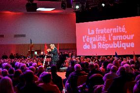 Fabien Roussel At PCF Meeting - Marseille