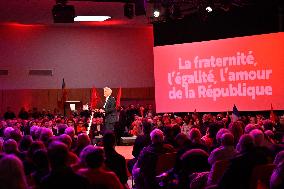 Fabien Roussel At PCF Meeting - Marseille