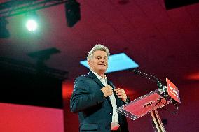 Fabien Roussel At PCF Meeting - Marseille