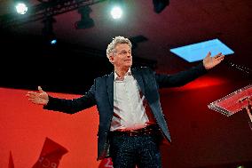 Fabien Roussel At PCF Meeting - Marseille