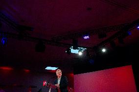 Fabien Roussel At PCF Meeting - Marseille