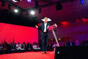 Fabien Roussel At PCF Meeting - Marseille