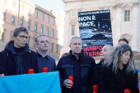 Demonstration In Support Of Ukraine - Rome