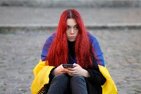 Demonstration In Support Of Ukraine - Rome